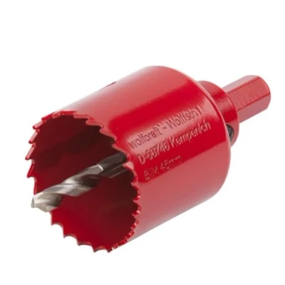 Image of wolfcraft Bi Metal Hole Saw I 5470000 for Drywall Materials, Wood, Plastics and Metals, Cutting Depth 40 mm