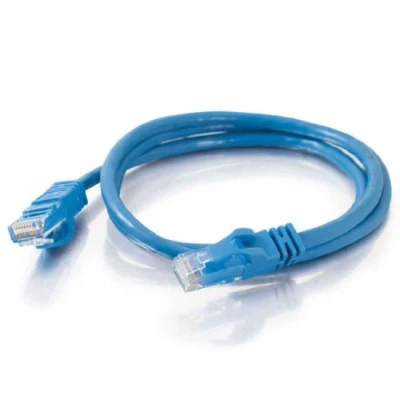 Image of C2G 1 m Cat6a Shielded Patch Cable Blue