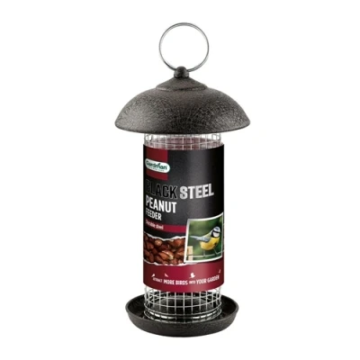 Image of Gardman Black Steel Peanut Feeder