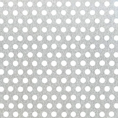 Image of Perforated Plate Round Holes Hole Ø: 4.5 mm 250 x 500 1,5