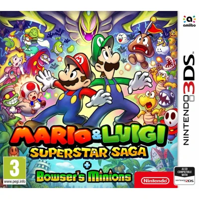 Image of Mario and Luigi: Super Star Saga + Bowser&#039;s Minions (Nintendo 3DS)