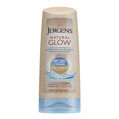 Image of Jergens, Natural Glow, Wet Skin Moisturizer, Firming, Fair to Medium, 7.5 fl oz (221 ml)