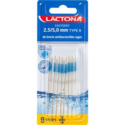 Image of Lactona Easydent A 2.5 5mm Without Holder, 8 Piece