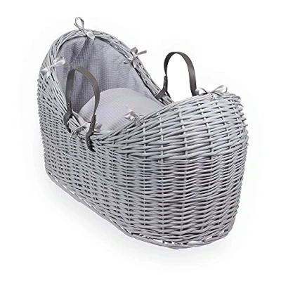 Image of Clair de Lune Waffle Grey Wicker Noah Pod,