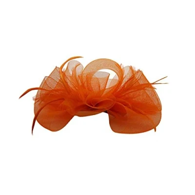 Image of A2ZUKFashion Ladies Headband Clip Hat Stylish Women Curls Features Fascinator Wedding Day Race Royal Ascot Party