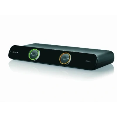 Image of Belkin F1DD102Lea SOHO Series 2 Port DVI KVM Switch with Audio and Built In USB Hub Cables