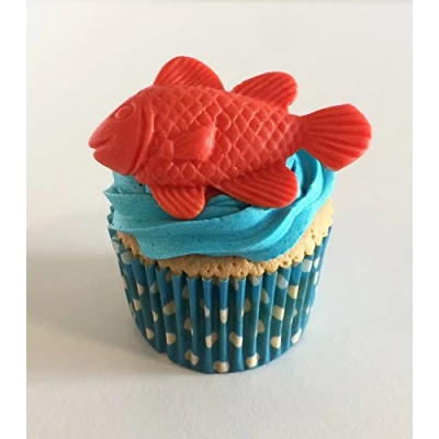 Image of 6 Gorgeous Sugar Goldfish Edible &amp; Handmade with Love in The UK!