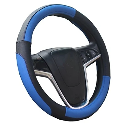 Image of Mayco Bell Car Steering Wheel Cover 15 inch Comfort Durability Safety (Blue)
