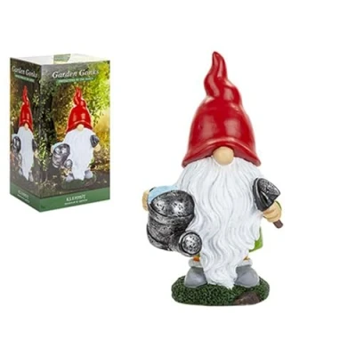 Image of Garden Gonk Watering Can Ornament 20cm x 13cm 33cm, 1 Piece Fun Loving Gnome Friend, Perfect Accessory, Enhance Your Shrubs