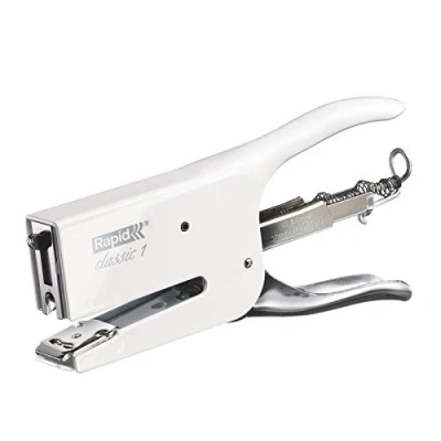 Image of Rapid Retro K1 Stapling Pliers, 50 Sheet Capacity, and Pinning, Uses 26/6 26/8 mm Staples, Metal, Coconut Kiss, 5000496