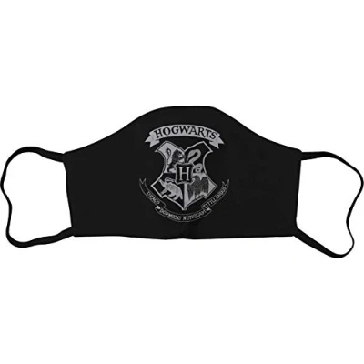 Image of HARRY POTTER ACHAPOMMS047_A Mask, Black, 1 Count (Pack of 1)