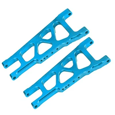 Image of Drfeify RC Front Rear Suspension Arm, Aluminium Alloy Arm Compatible with 1:10 Car(Blue)