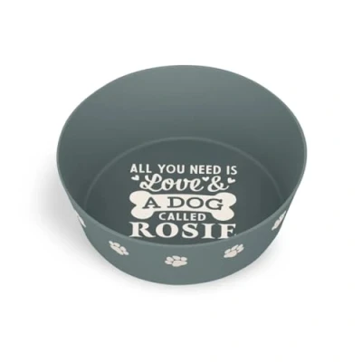 Image of Personalised Dog Bowl (Rosie)