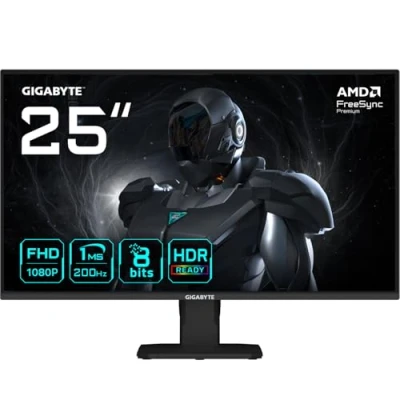 Image of GIGABYTE GS25F2 Full HD 24.5&quot; IPS LCD Gaming Monitor Black, Black