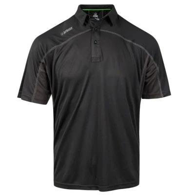 Image of APACHE Men&#039;s Langley Polo Shirt, Black, S
