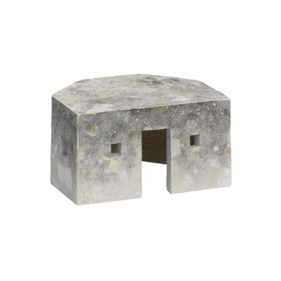 Image of Hornby R8787 OO Gauge Pillbox Model Railway Accessories, Miniature Diorama Scenery for Train Sets Lifelike Scale 1:76, O