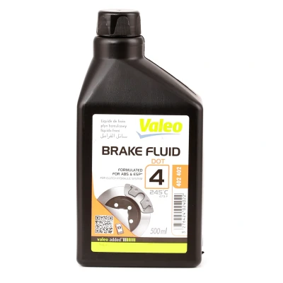 Image of TL766X Brake Fluid VALEO DOT 4 402402 0,5l VOLKSWAGEN: Passat B7 Saloon, B5 GP CC, PEUGEOT: 207 Hatchback, 3008 I