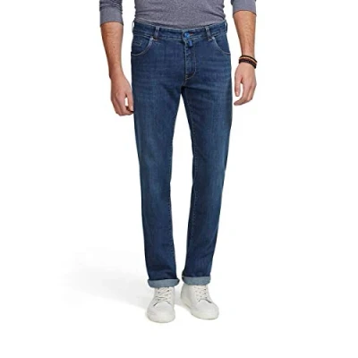 Image of M 5 BY MEYER Men&#039;s Jeans Trousers M5 Regular 9 6209 Five Pocket Denim, Fairtrade Blue W40/L30