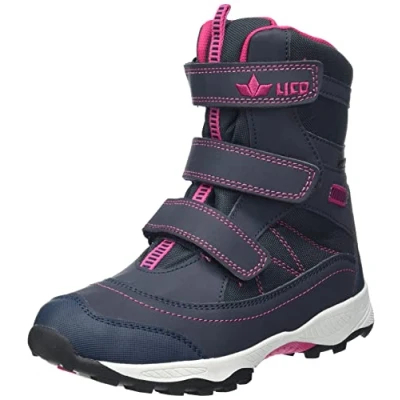 Image of Lico Sundsvall V Snow Boot, Navy Pink, 7.5 UK