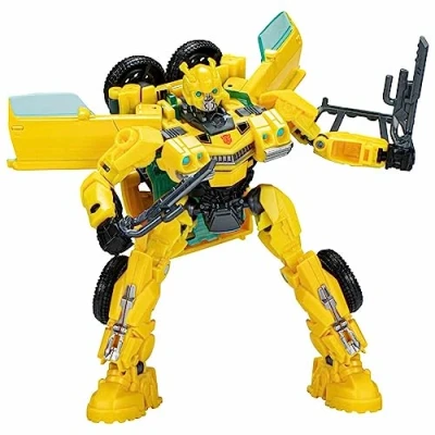 Image of Transformers Toys Rise of the Beasts Movie, Deluxe Class Bumblebee Action Figure Ages 6 and up, 12.5 cm