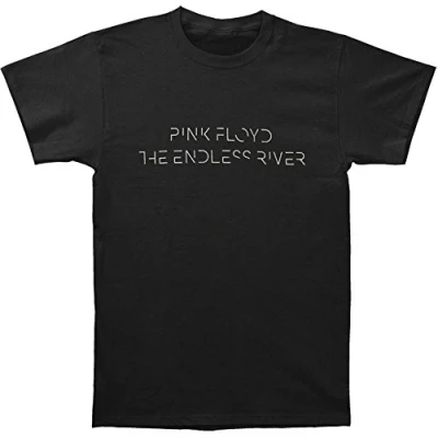 Image of Unknown Men&#039;s Endless River Logo T Shirt, Black, XXL UK