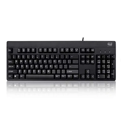 Image of Adesso Easy touch 630Ub, Antimicrobial Waterproof Keyboard (AKB 630UB),Black