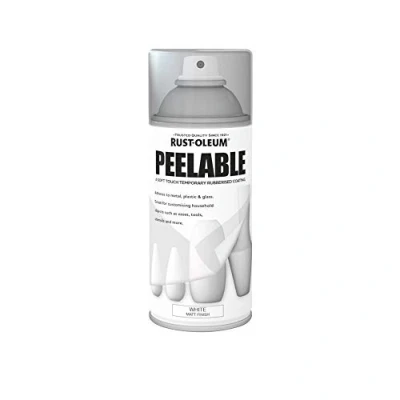 Image of Rust Oleum 150ml Peelable Spray Paint White