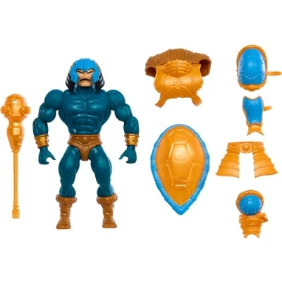 Image of Masters of the Universe Origins Turtles Grayskull Man At Arms Action Figure Toy, 16 Articulations, TMNT &amp; MOTU Crossover with Accessories