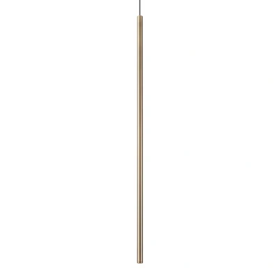 Image of Filo Integrated LED Pendant Ceiling Light Brass 160Lm 3000K