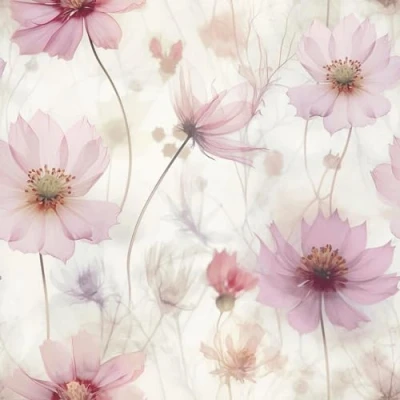 Image of Muriva Lissa Flower Pink Wallpaper 215501