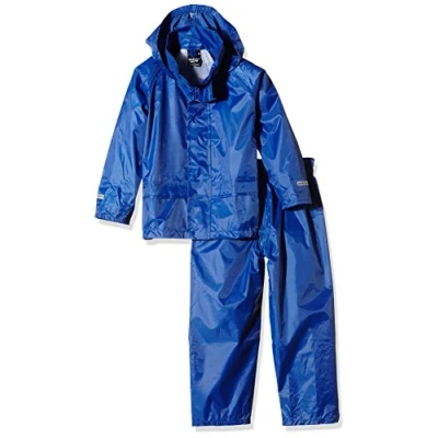 Image of Result Girls Kids Core Rain Suit Royal Blue Medium