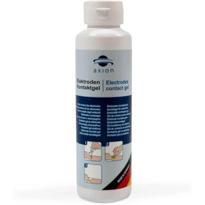 Image of Axion Electrode Contact and Cleansing Gel 250ml. Cleanses Skin Improves The Transmission Capabilities of TENS EMS Stimulation. Quality Safety Tested