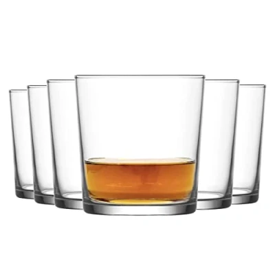 Image of 6x Clear 345ml Bodega Whisky Glasses By LAV