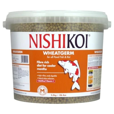 Image of Nishikoi Wheatgerm Complete Food for Koi and Pond Fish Medium Pellets 2.5kg