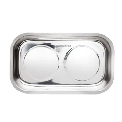 Image of Gedore Stainless steel tray w.2xmagn. 240x140mm