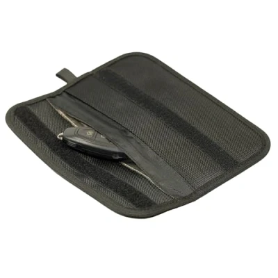 Image of Stoplock RFID Contactless Protection Pouch Purse Wallet SS5433 Anti Theft Signal Blocker Credit Card Key Fobs Mobile Phones,Black,192mm x 100mm 9mm