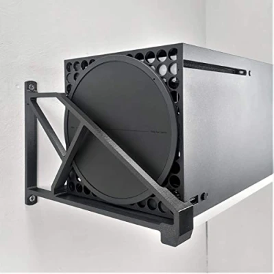 Image of Xbox Series X Wall Mount Bracket Holder Horizontal Front Facing
