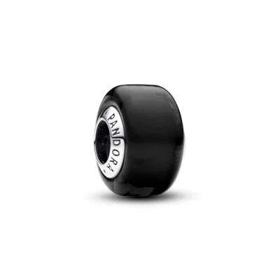Image of Pandora Black Mini Murano Glass Charm