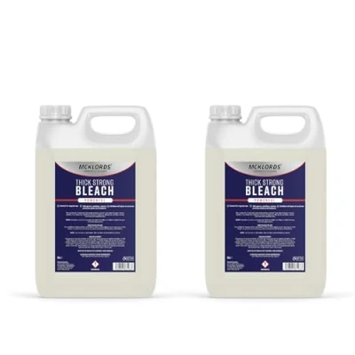 Image of McKLords Thick Strong Bleach, 10 Litre (2x5 Litre), Clear