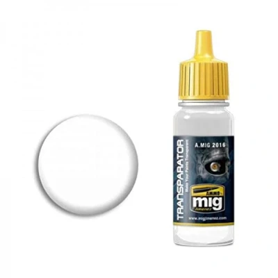 Image of AMMO MIG 2016 Acrylic Auxiliary Transparator 17 Ml, Multi Colour