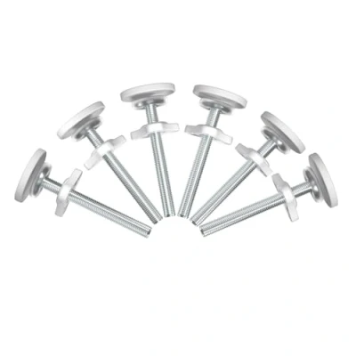 Image of Extra Long M10 Spindle Rods for Pressure Mounted Gates Replacement Set 6 Pack of Screw Bolts Baby and Pet Safety