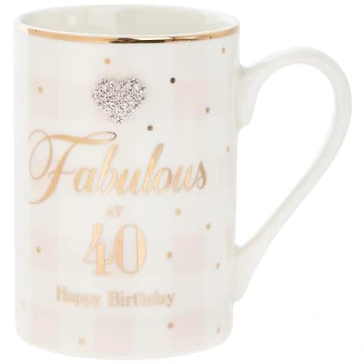 Image of Leonardo Mad Dots 40th Birthday Mug,5010792338606
