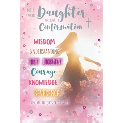 Image of For A Special Daughter On Your Confirmation Day Card Lovely Verse
