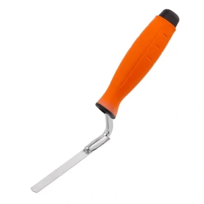 Image of Mivos 10mm Stainless Steel Joint Trowel Tuck Pointer with Rounded Tip for Filling Masonry Joints Mortar and Grout Tool Plasterer