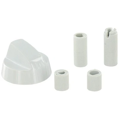Image of Universal 14 UN 19 Oven Knob with 3 Adapters, White
