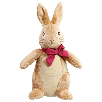 Image of Rainbow Designs Official Peter Rabbit Large 24cm Flopsy Bunny Newborn Baby Gifts Big Plushies Stuffed Animal Beatrix Potter Cuddly Soft Toy