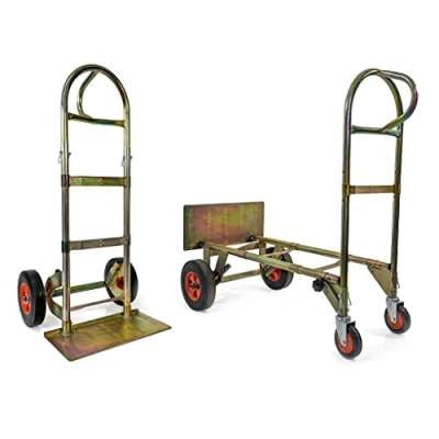 Image of Zero Hand Truck Sack Barrow Platform Trolley Puncture Proof Tyres Telescopic Handle 90KG 500KG (500KG)