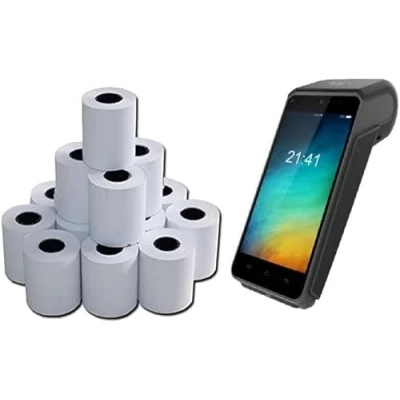 Image of Replacement Receipt Paper for Ingenico Axium DX8000, 20 Rolls