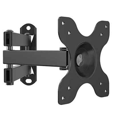 Image of WALI TV Wall Mount for 13 to 32 Inch TV, Articulating Bracket LED Flat Panel Screen with Tilt Swivel Extension, Full Motion Holds Up 15 kg, VESA 75 &amp; 100mm, Black (1330LM)