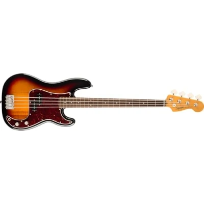 Image of Squier by Fender Classic Vibe &#039;60s Electric Precision Bass Guitar, Laurel Fingerboard, 3 Colour Sunburst